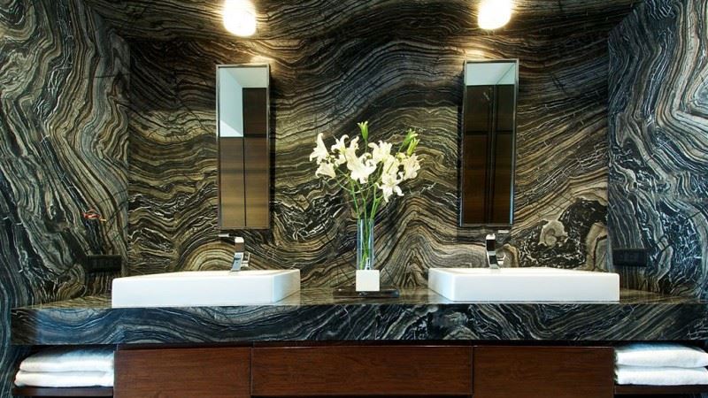 black marble bathroom Wall Cladding Tiles.jpg