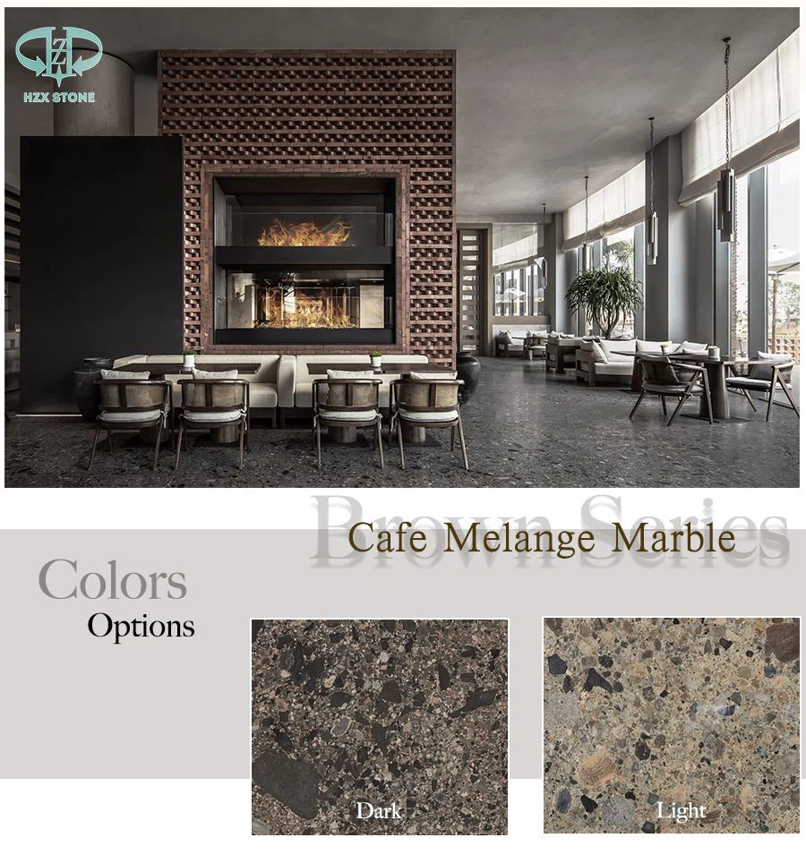 Cafe Melange Marble Color Option