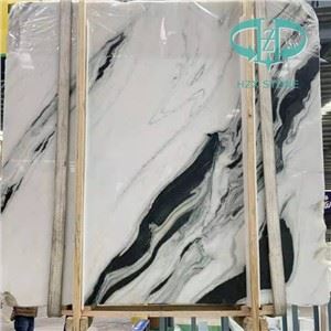 엑스트라 팬더 화이트 대리석 슬라브
