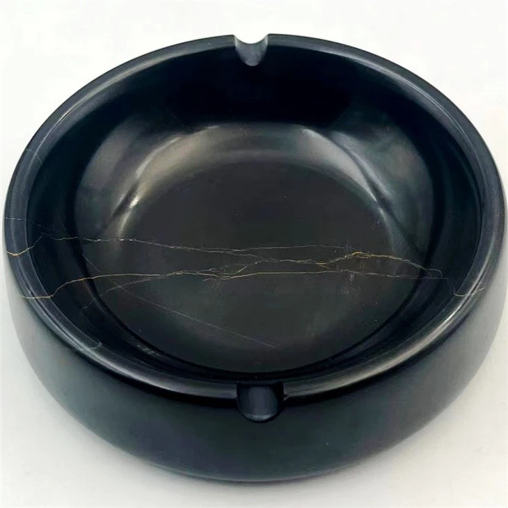 Black Marble Cigar Ashtray